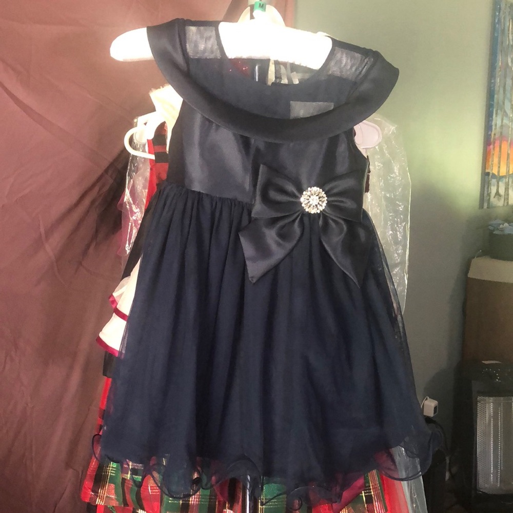 18 Month Rare Editions Navy Blue Dress